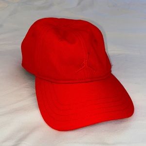 JORDAN red 🧢 Toddler Jumpman adjustable back Denim material